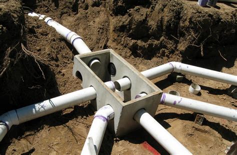 septic tank distribution box or tees|septic tank distribution box problems.